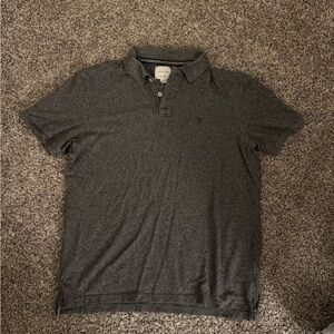 American Eagle Gray Polo Shirt